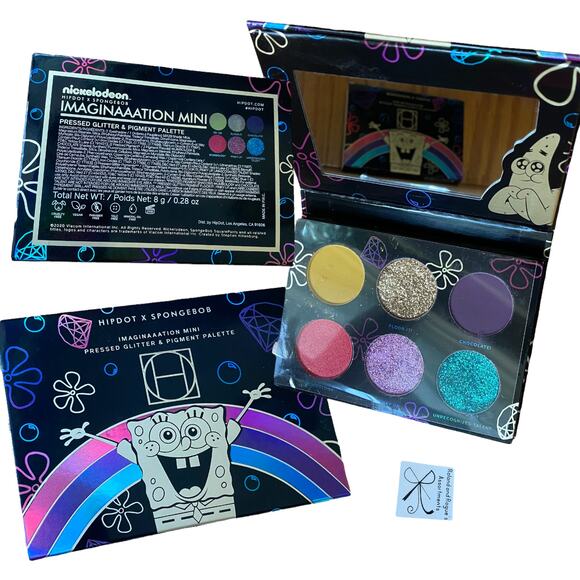 Viacom Hipdot x Spongebob Squarepants Imaaagination mini makeup palette - Picture 1 of 5